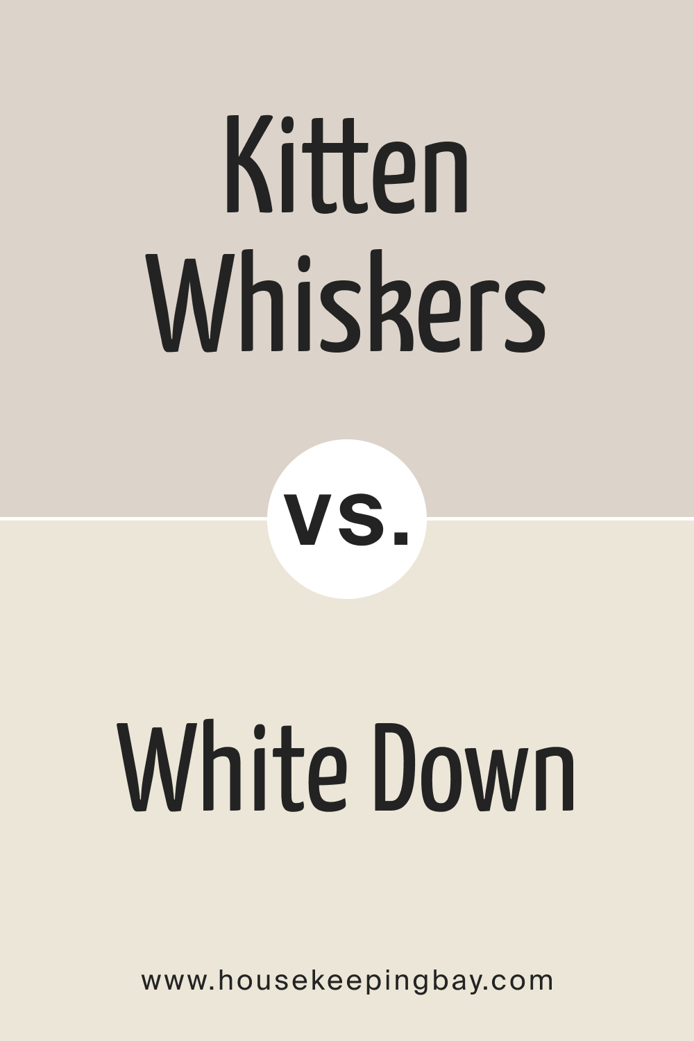 BM Kitten Whiskers 1003 vs. OC-131 White Down