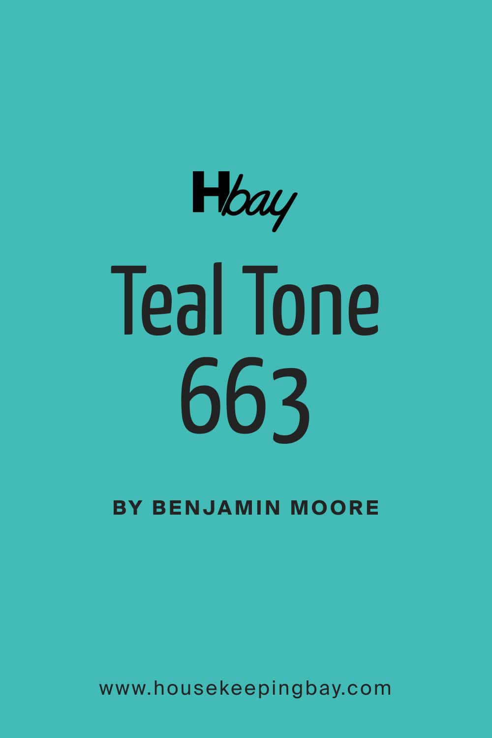 BM Teal Tone 663 Paint Color by Benjamin Moore