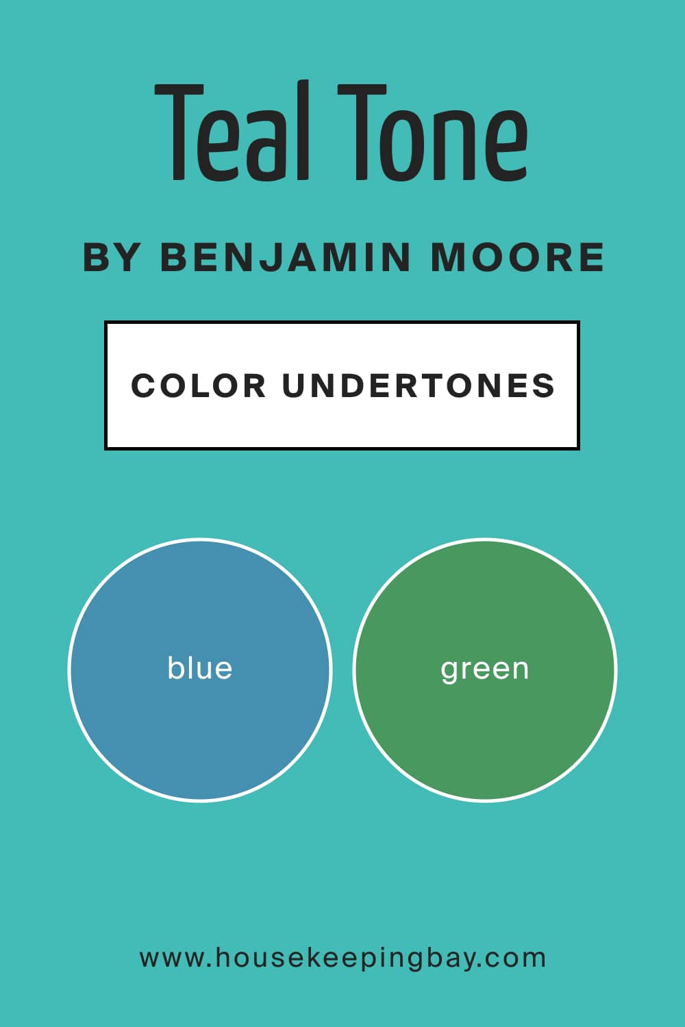 BM Teal Tone 663 by Benjamin Moore. Main Undertone