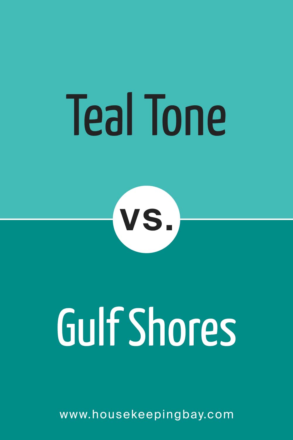 BM Teal Tone 663 vs. BM 665 Gulf Shores