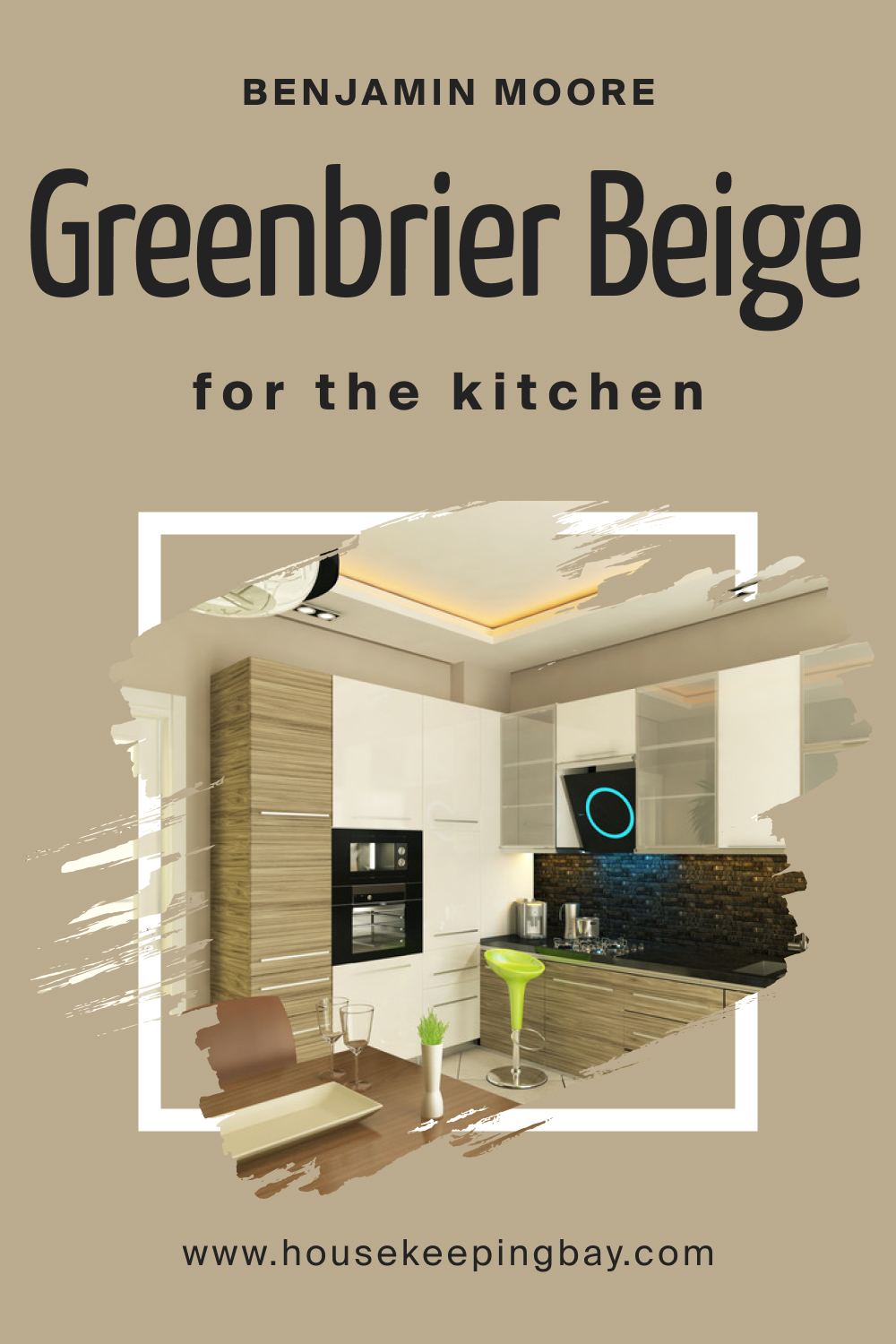How to Use BM Greenbrier Beige HC-79 in the Kitchen?