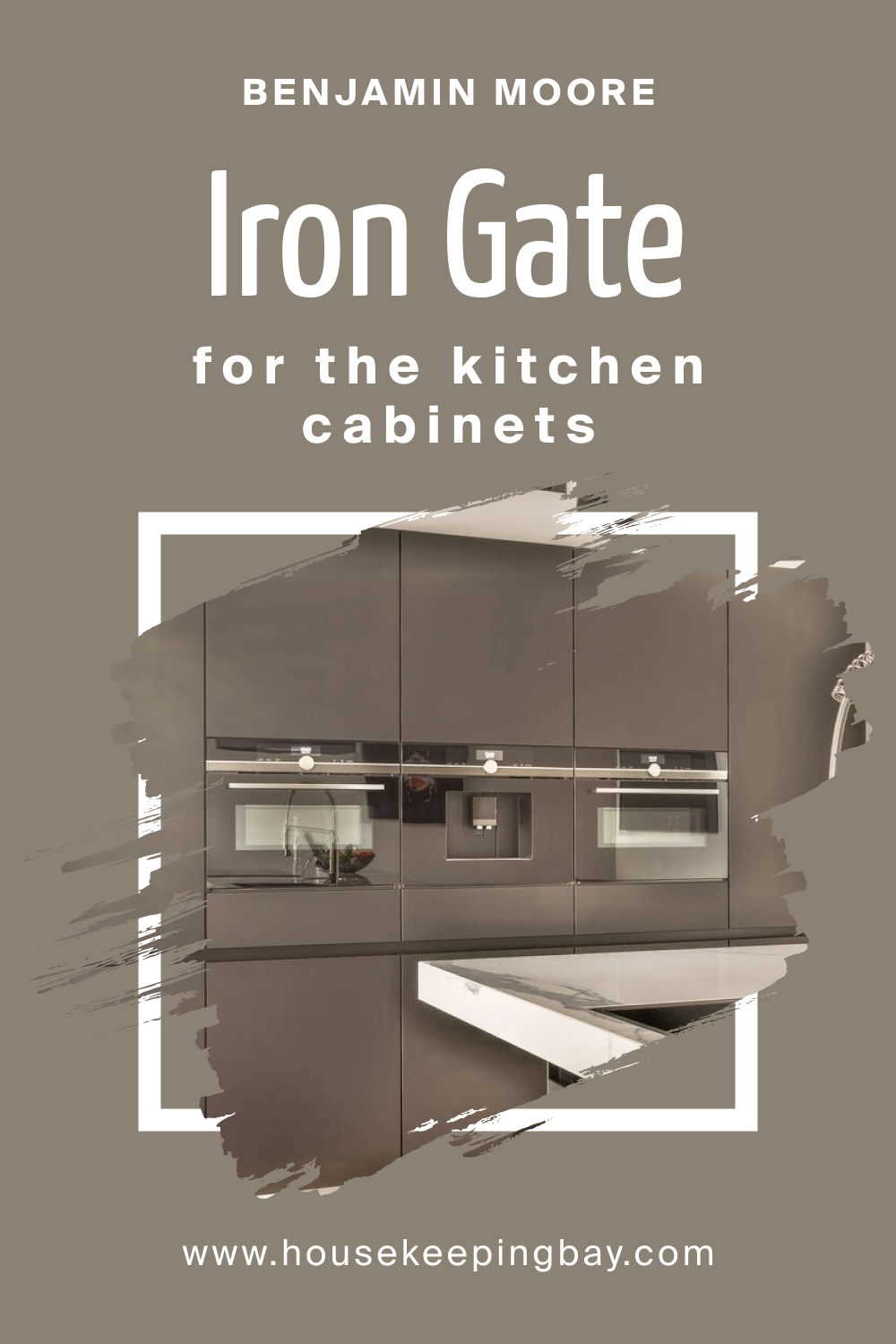How to Use BM Iron Gate 1545 on the Kitchen Cabinets?