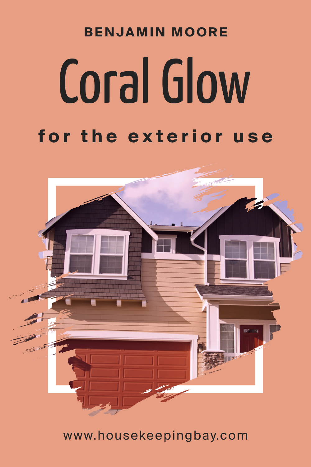 Benjamin Moore. Coral Glow 026 for the Exterior Use