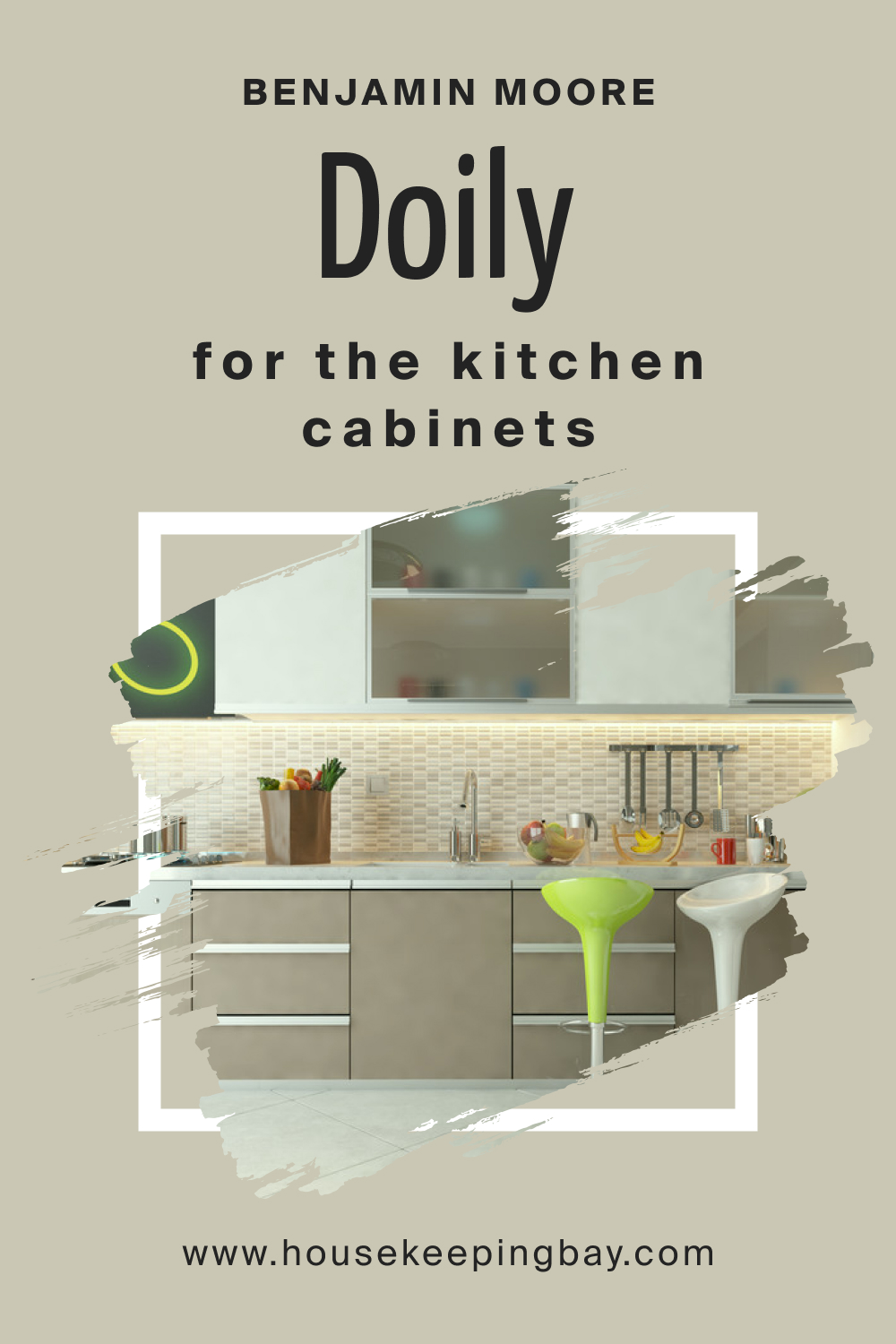 How to Use BM Doily CSP-130 on the Kitchen Cabinets?