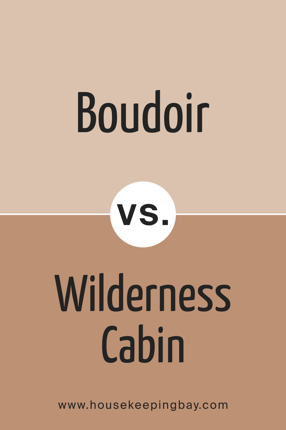 Boudoir AF 190 vs. BM 1168 Wilderness Cabin