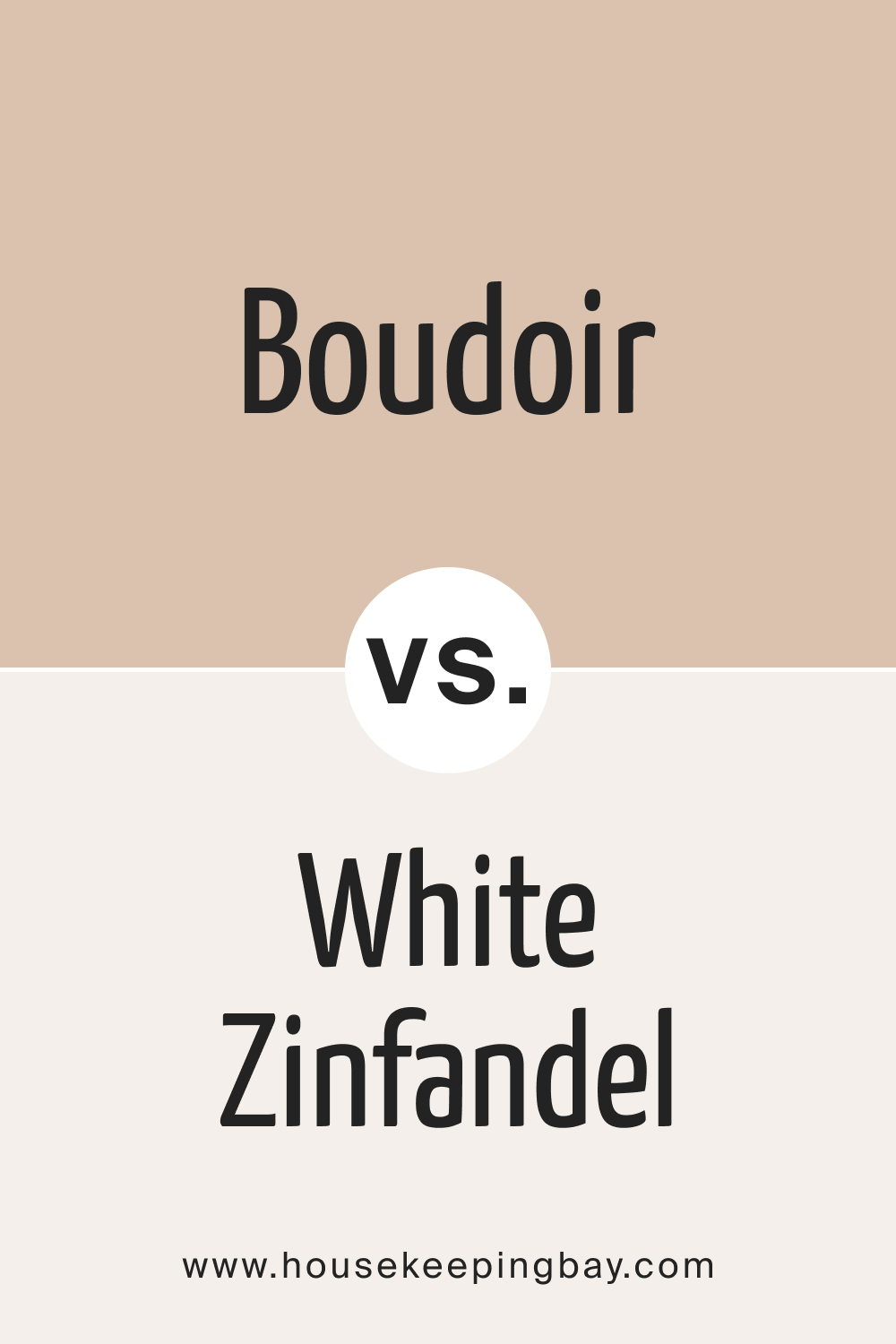 Boudoir AF 190 vs. BM 880 White Zinfandel