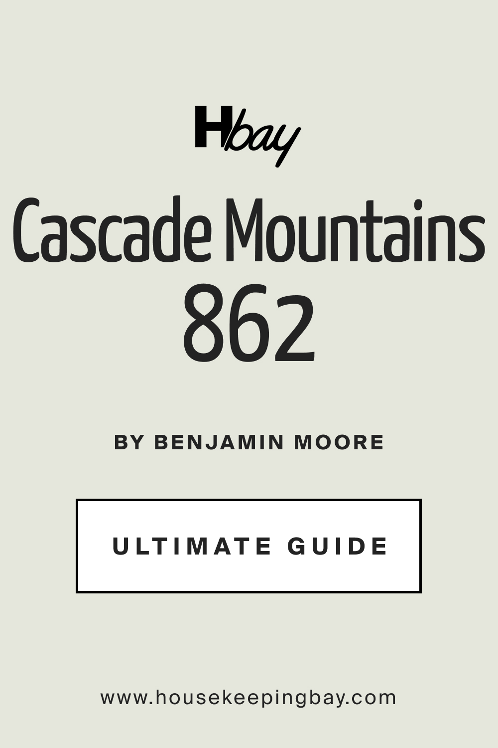 Guide of Cascade Mountains 862 Paint Color by Benjamin Moore