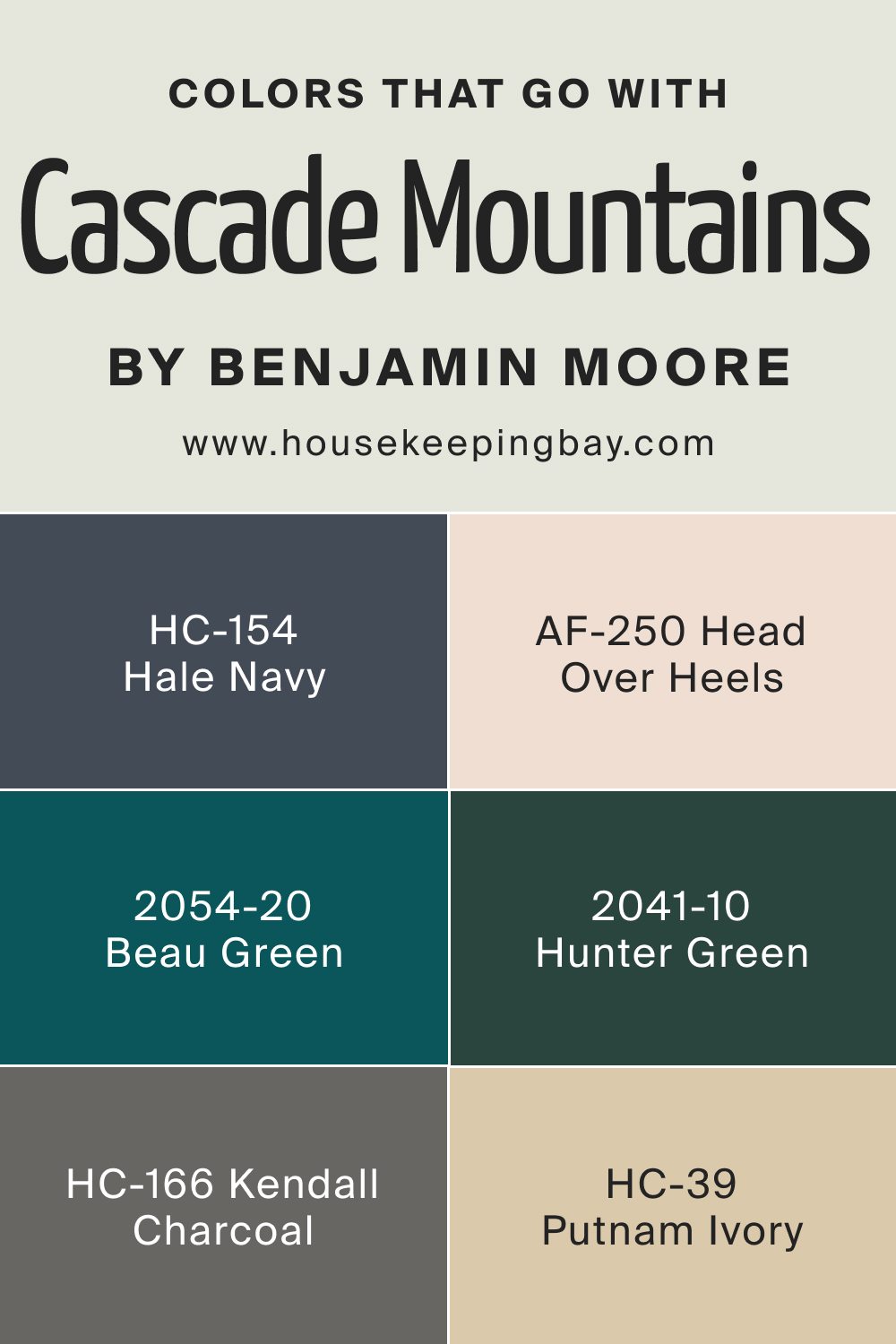 Colors by That Go With BM Cascade Mountains 862