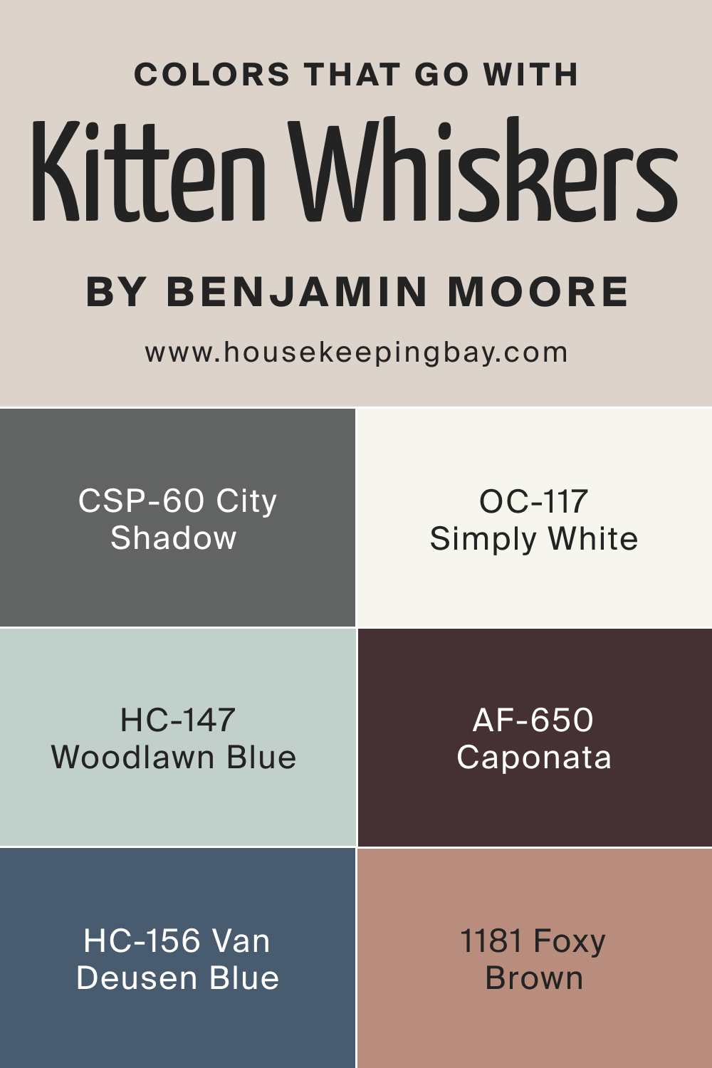 Colors That Go With BM Kitten Whiskers 1003