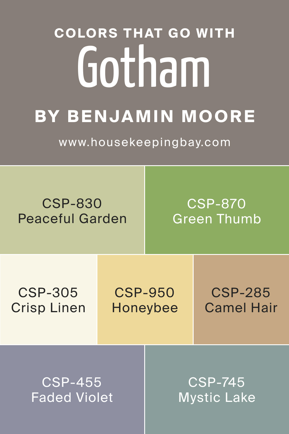 Colors That Go With Gotham CSP-385
