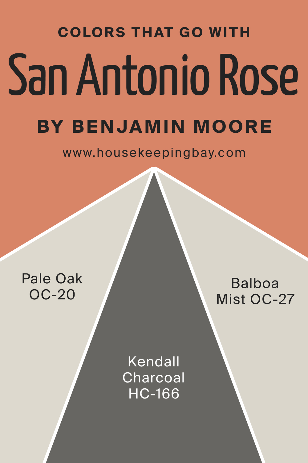 Colors that goes with San Antonio Rose 027 by Benjamin Moore