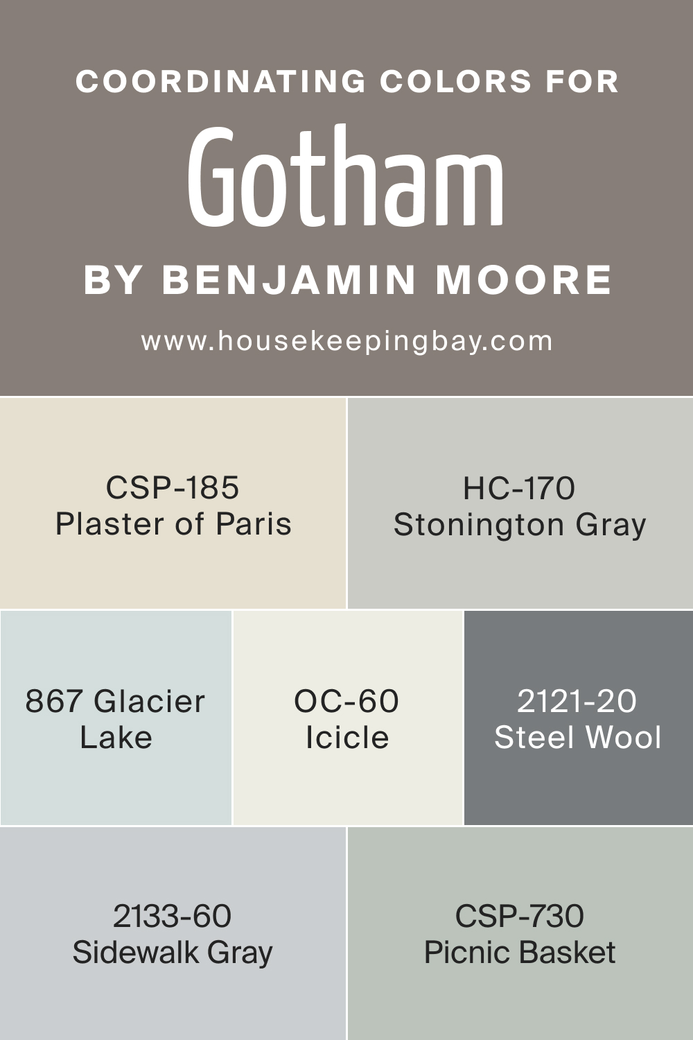 Coordinating Colors of Gotham CSP-385