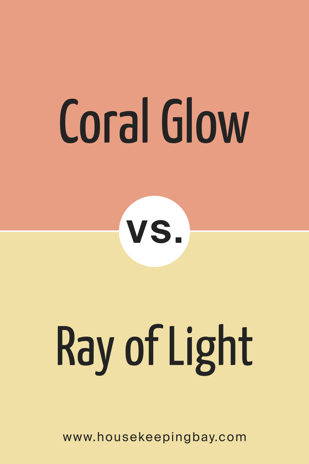 Coral Glow 026 vs.CSP 910 Ray of Light
