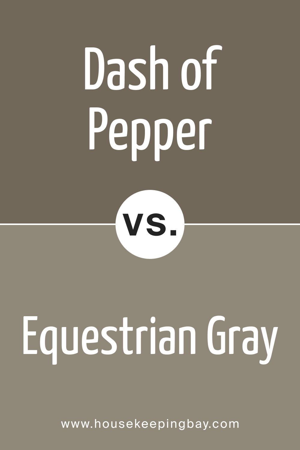 BM Dash of Pepper 1554 vs. BM 1553 Equestrian Gray