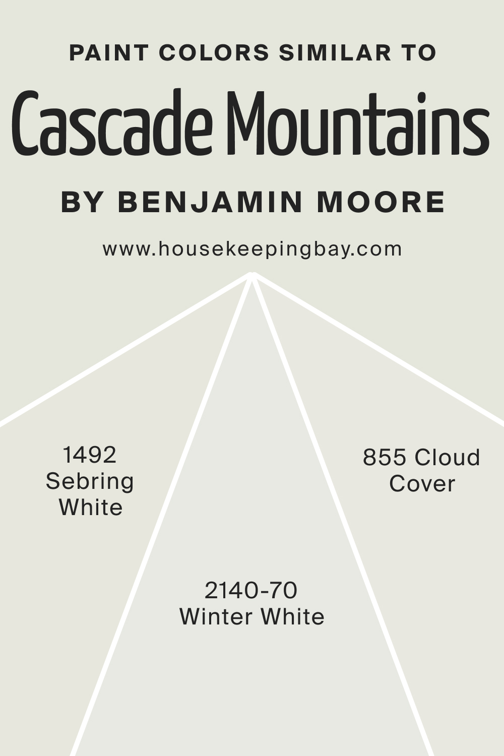 Colors Similar to BM Cascade Mountains 862