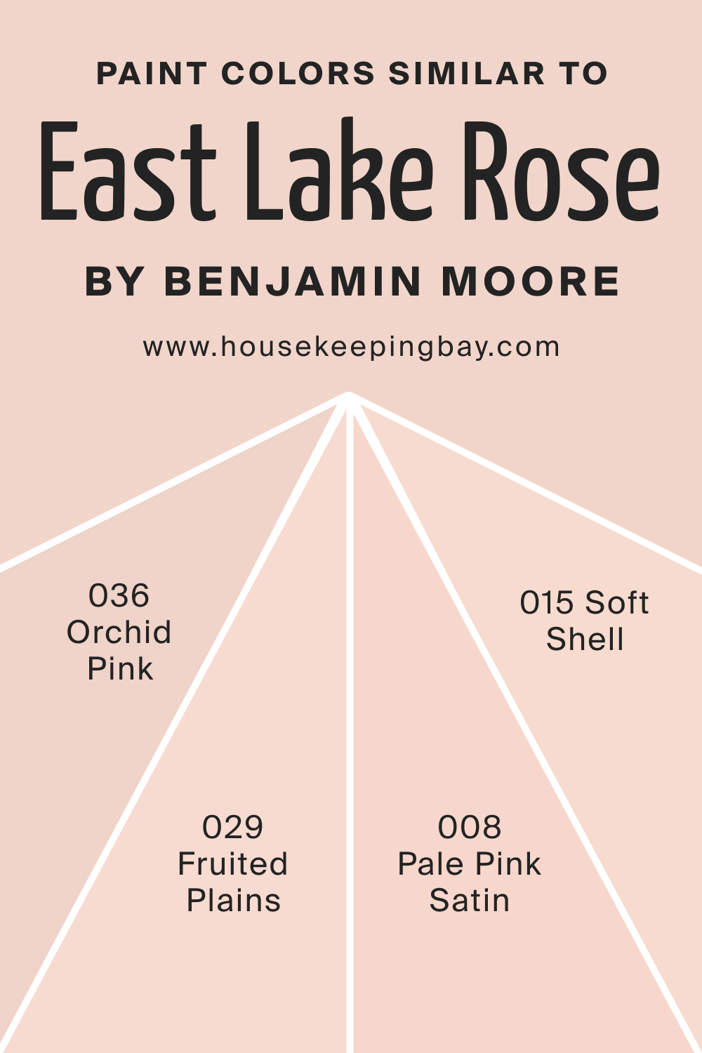 Paint Colors Similar to BM East Lake Rose 043 by Benjamin Moore