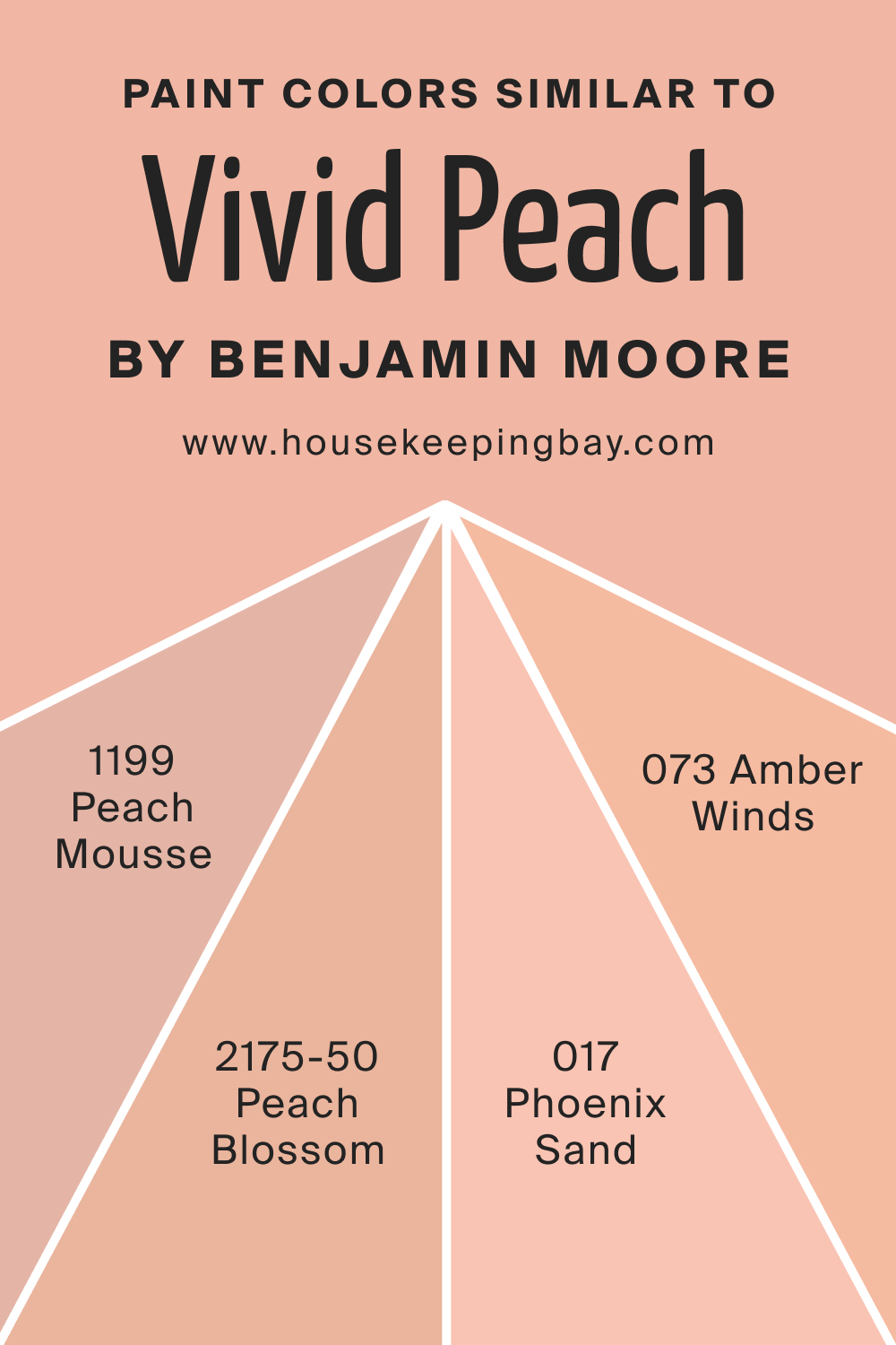Paint Colors Similar to Vivid Peach 025 by Benjamin Moore