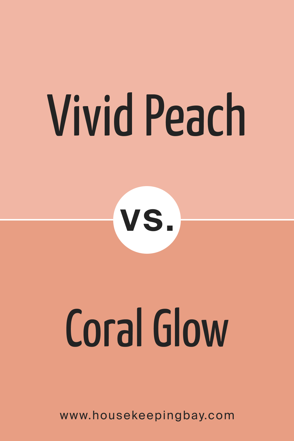 Vivid Peach 025 vs. BM 026 Coral Glow