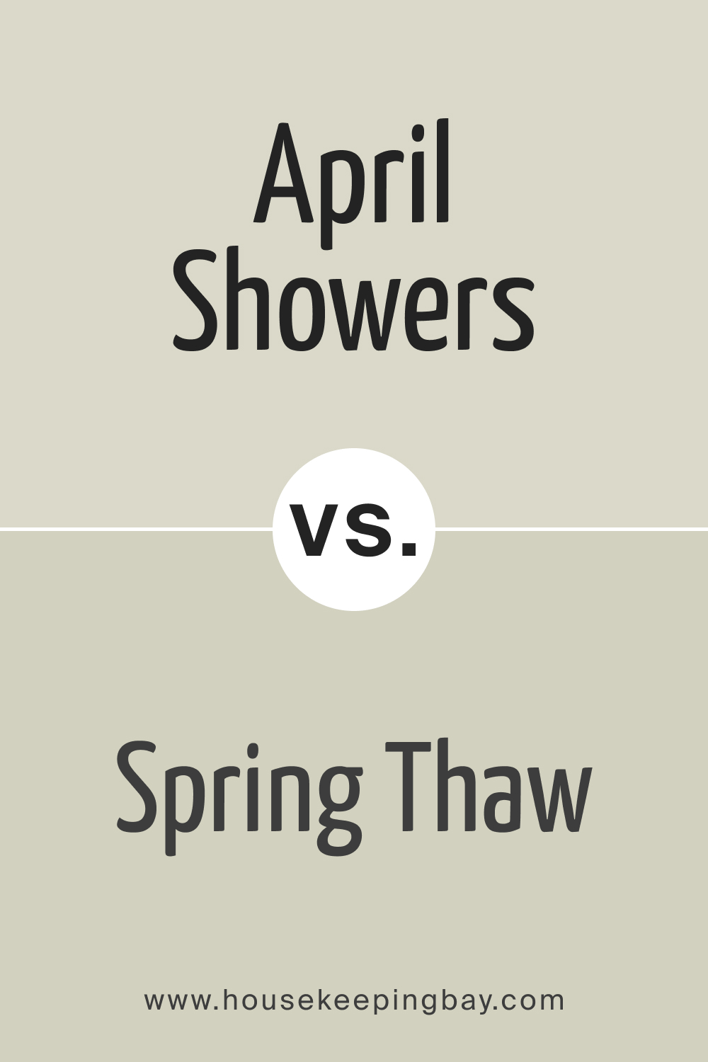 BM April Showers 1507 vs. BM 1508 Spring Thaw