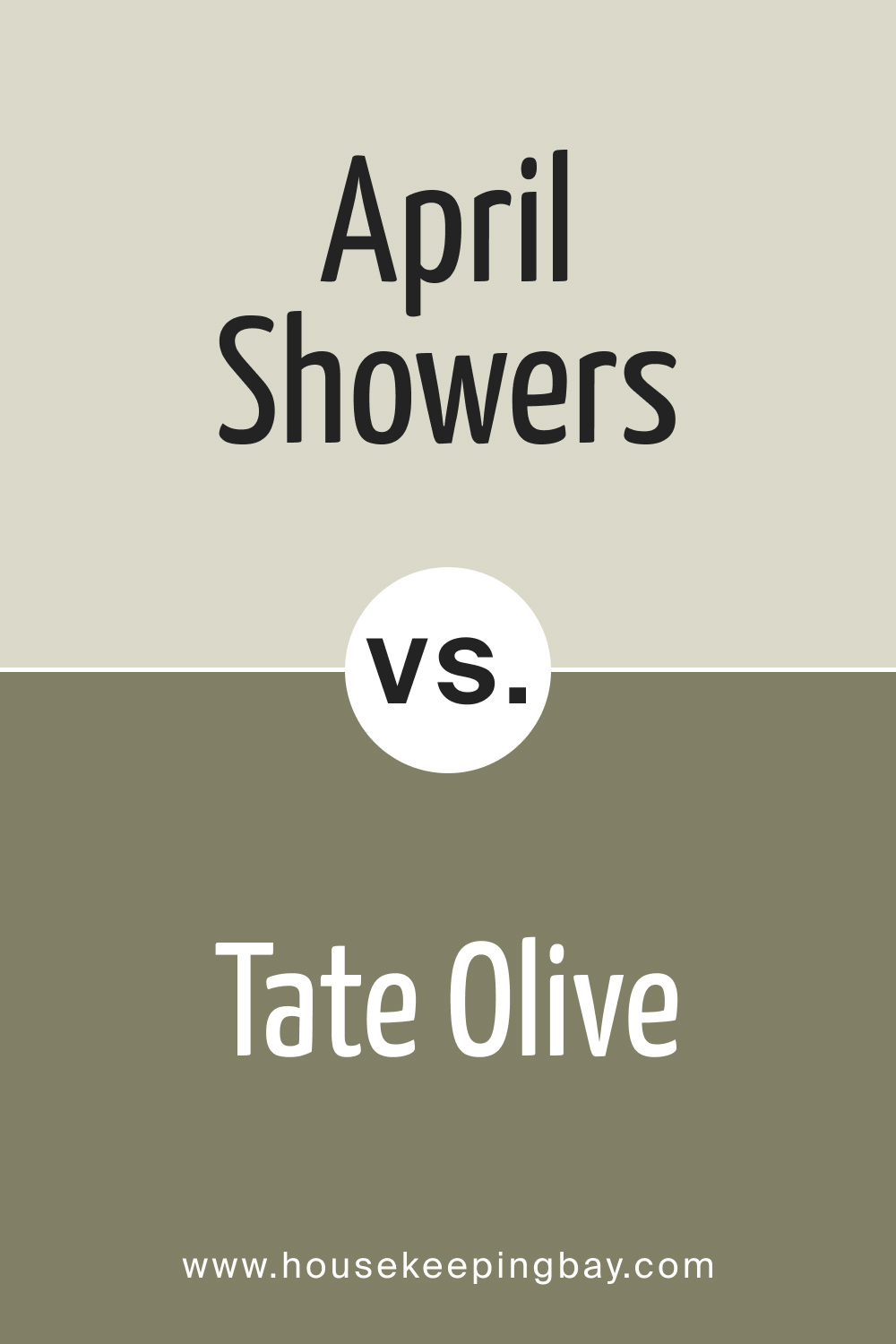 BM April Showers 1507 vs. HC-112 Tate Olive