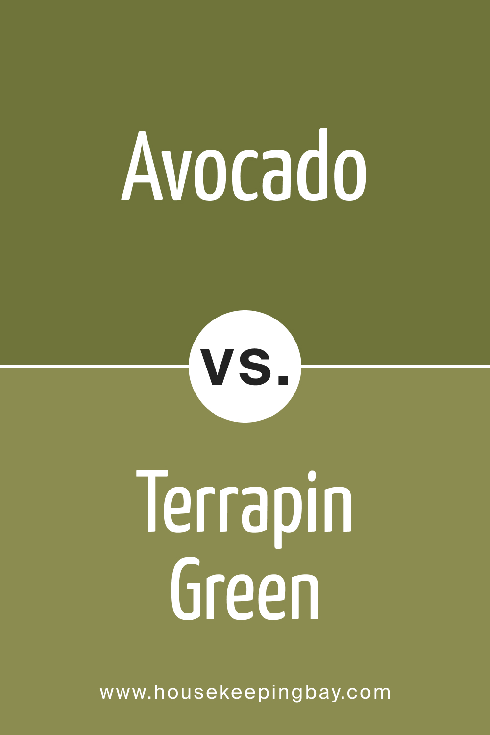 BM Avocado 2145-10 vs. BM 2145-20 Terrapin Green
