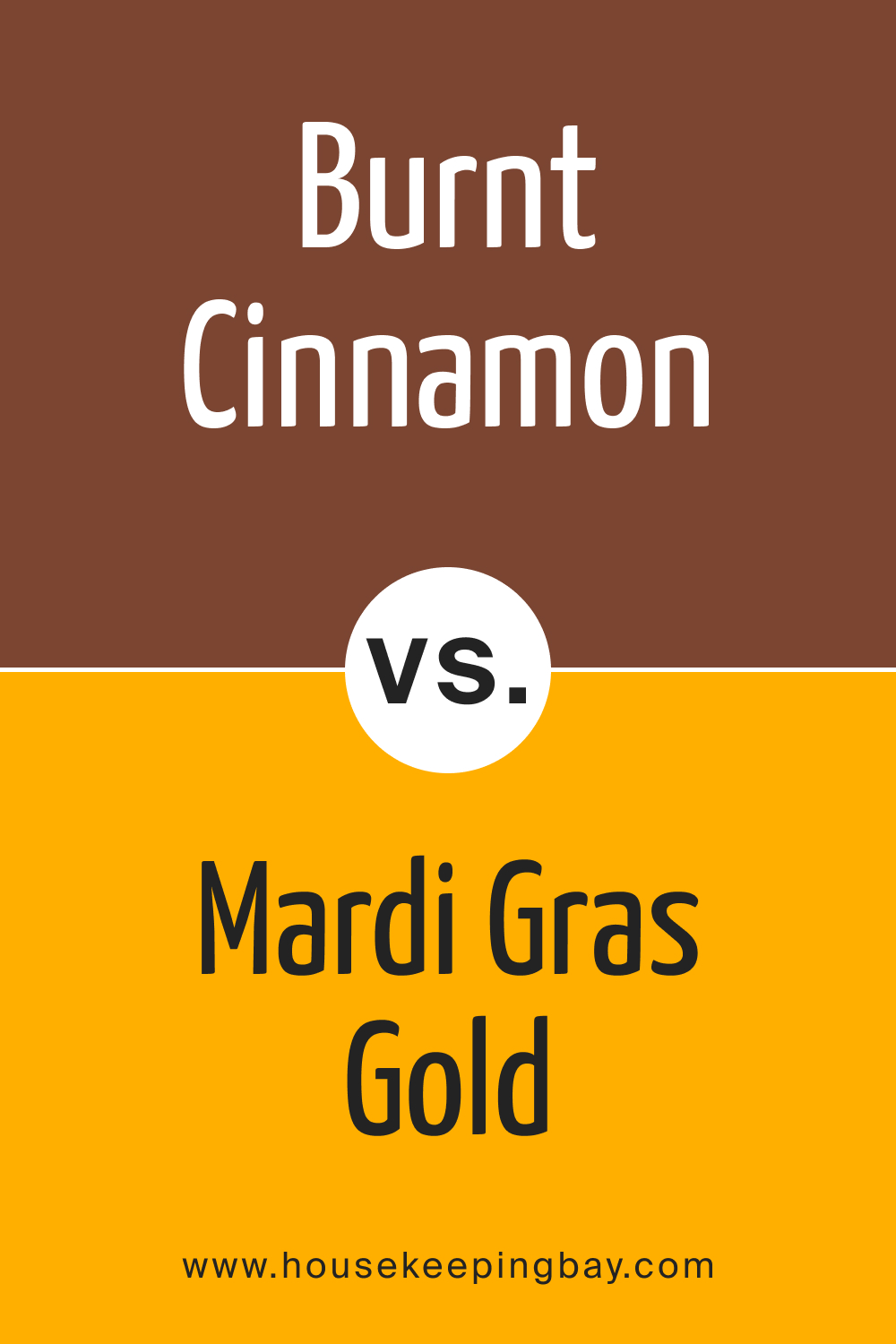 BM Burnt Cinnamon 2094-10 vs. BM 2019-10 Mardi Gras Gold