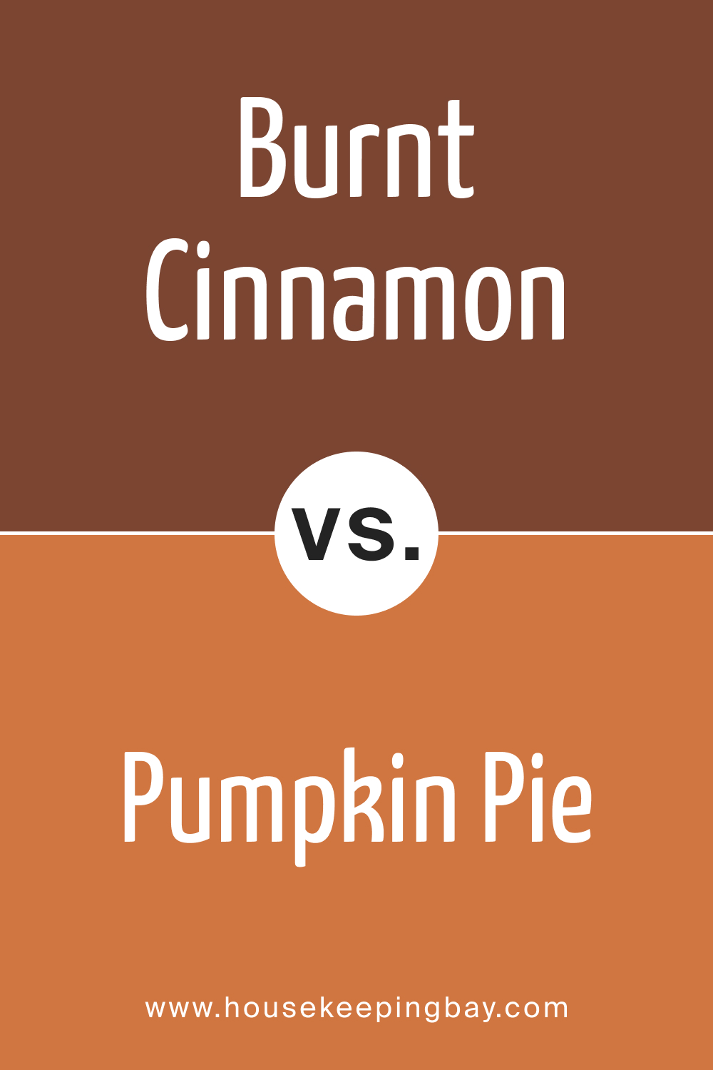 BM Burnt Cinnamon 2094-10 vs. BM 2167-20 Pumpkin Pie