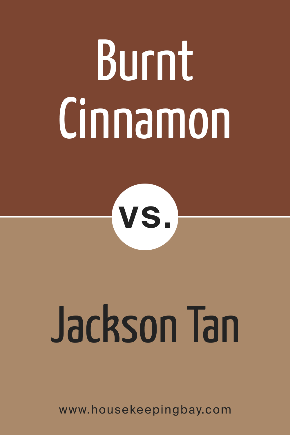 BM Burnt Cinnamon 2094-10 vs. HC-46 Jackson Tan