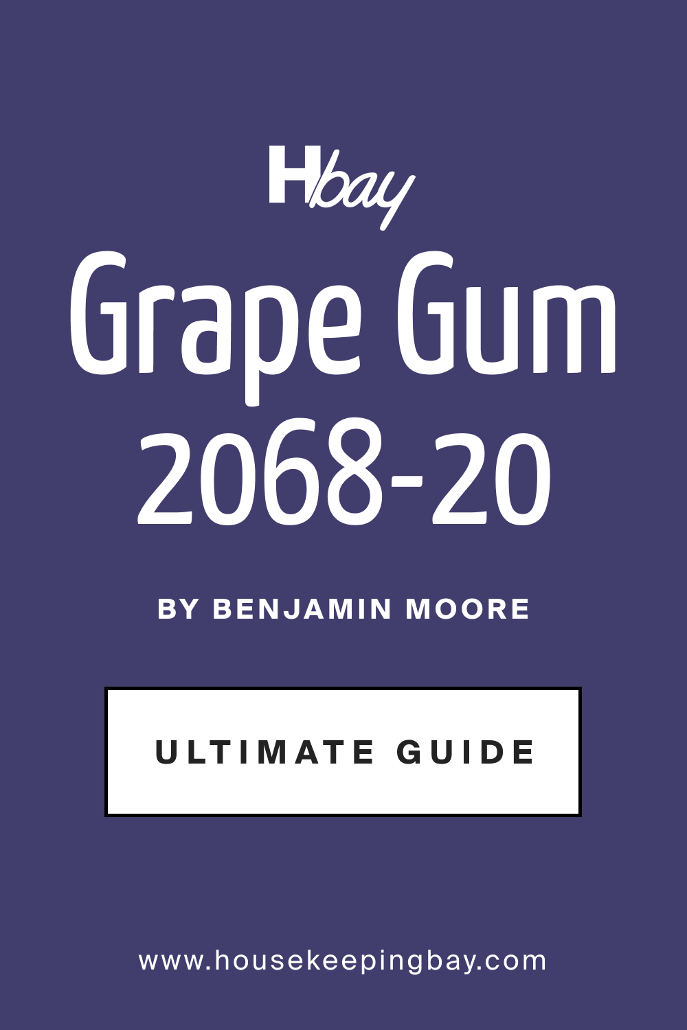 Guide of Grape Gum 2068-20 Paint Color by Benjamin Moore