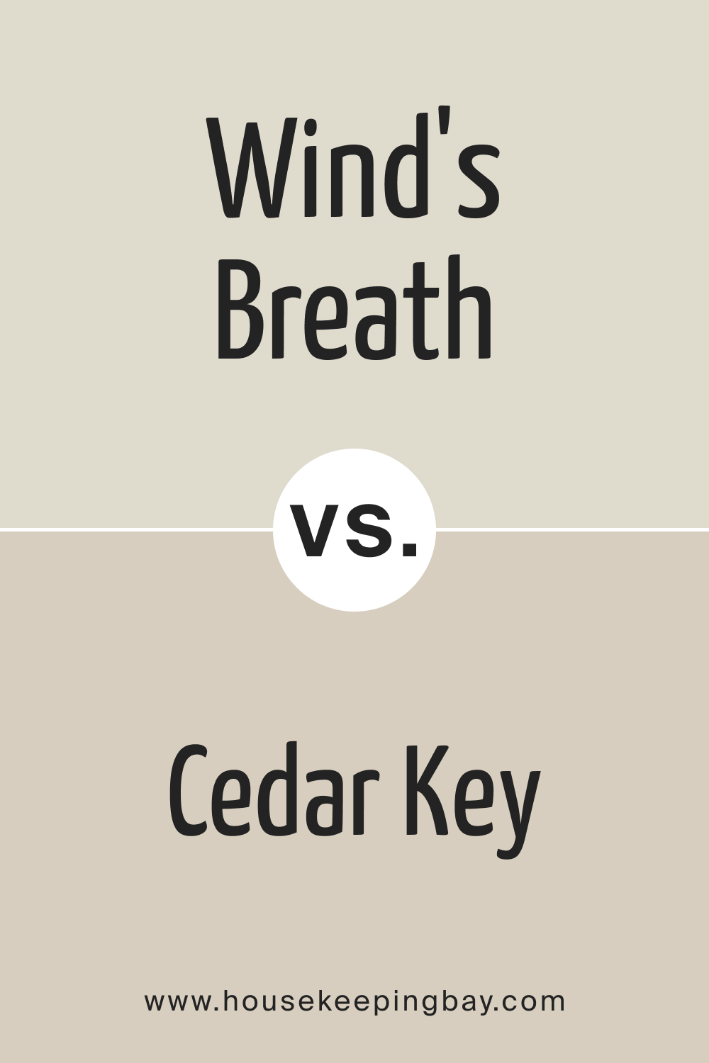 BM Wind's Breath 981 vs. BM 982 Cedar Key
