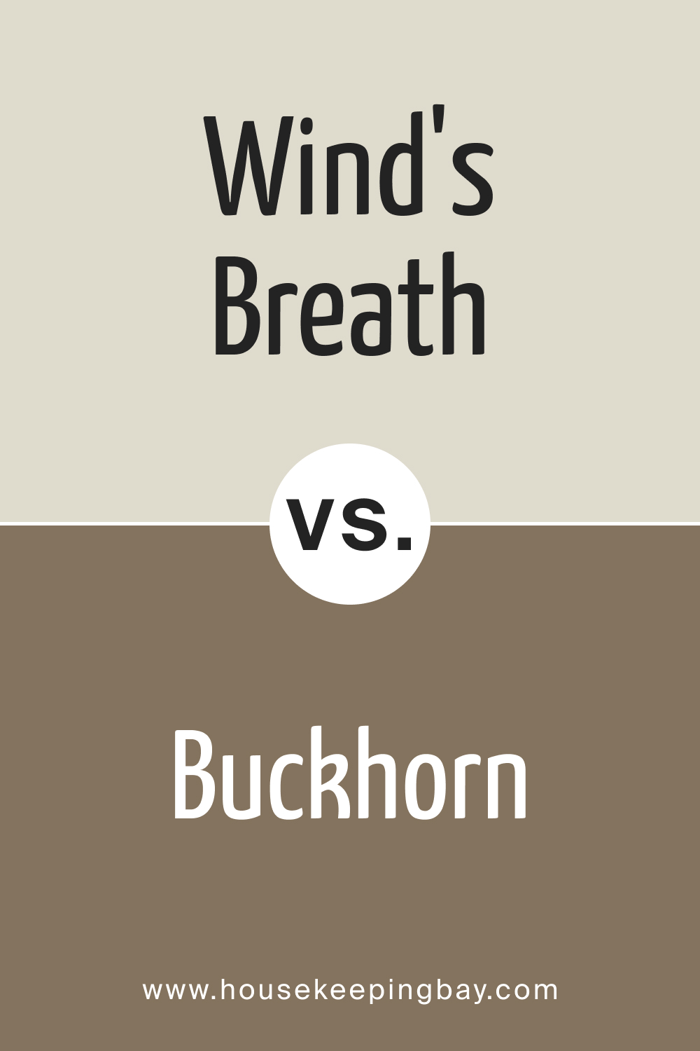 BM Wind's Breath 981 vs. BM 987 Buckhorn