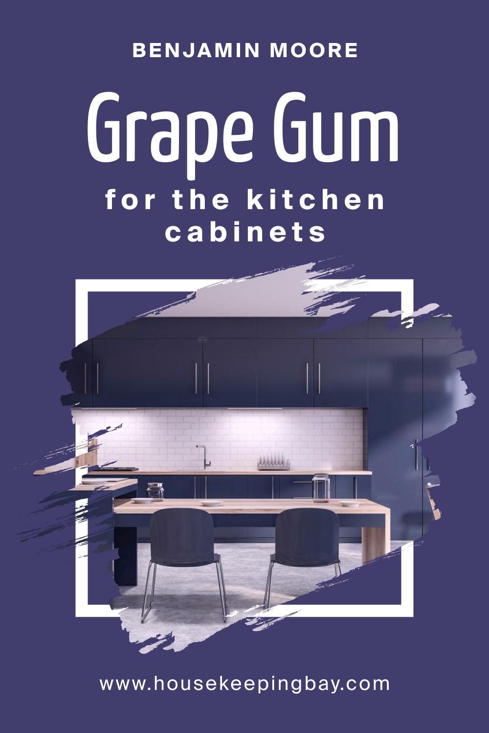 How to Use BM Grape Gum 2068-20 on the Kitchen Cabinets