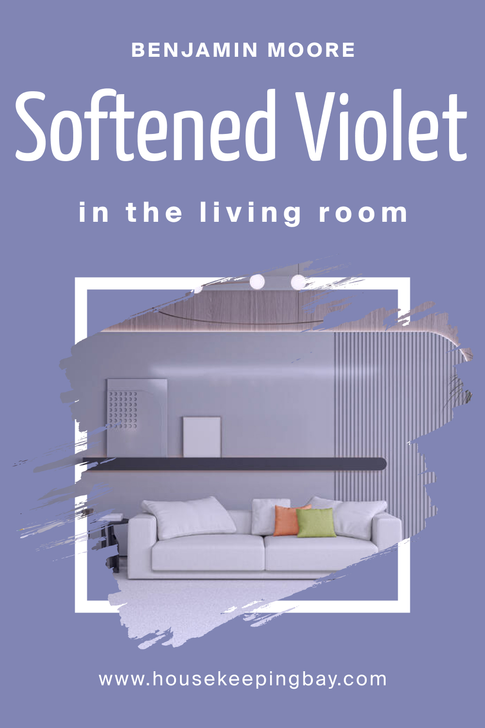 How to Use BM Softened Violet 1420 in the Living Room?