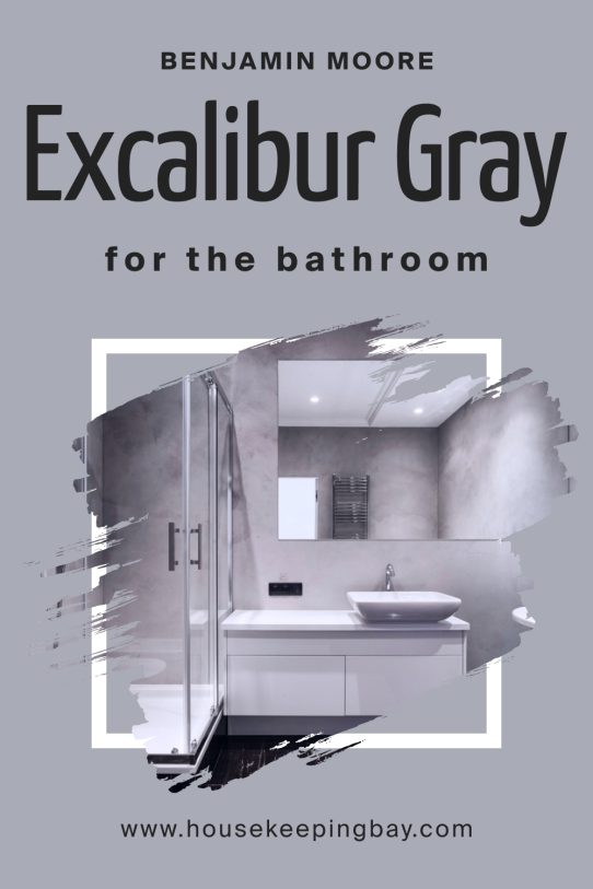 Excalibur Gray 2118-50 Paint Color by Benjamin Moore - Housekeepingbay