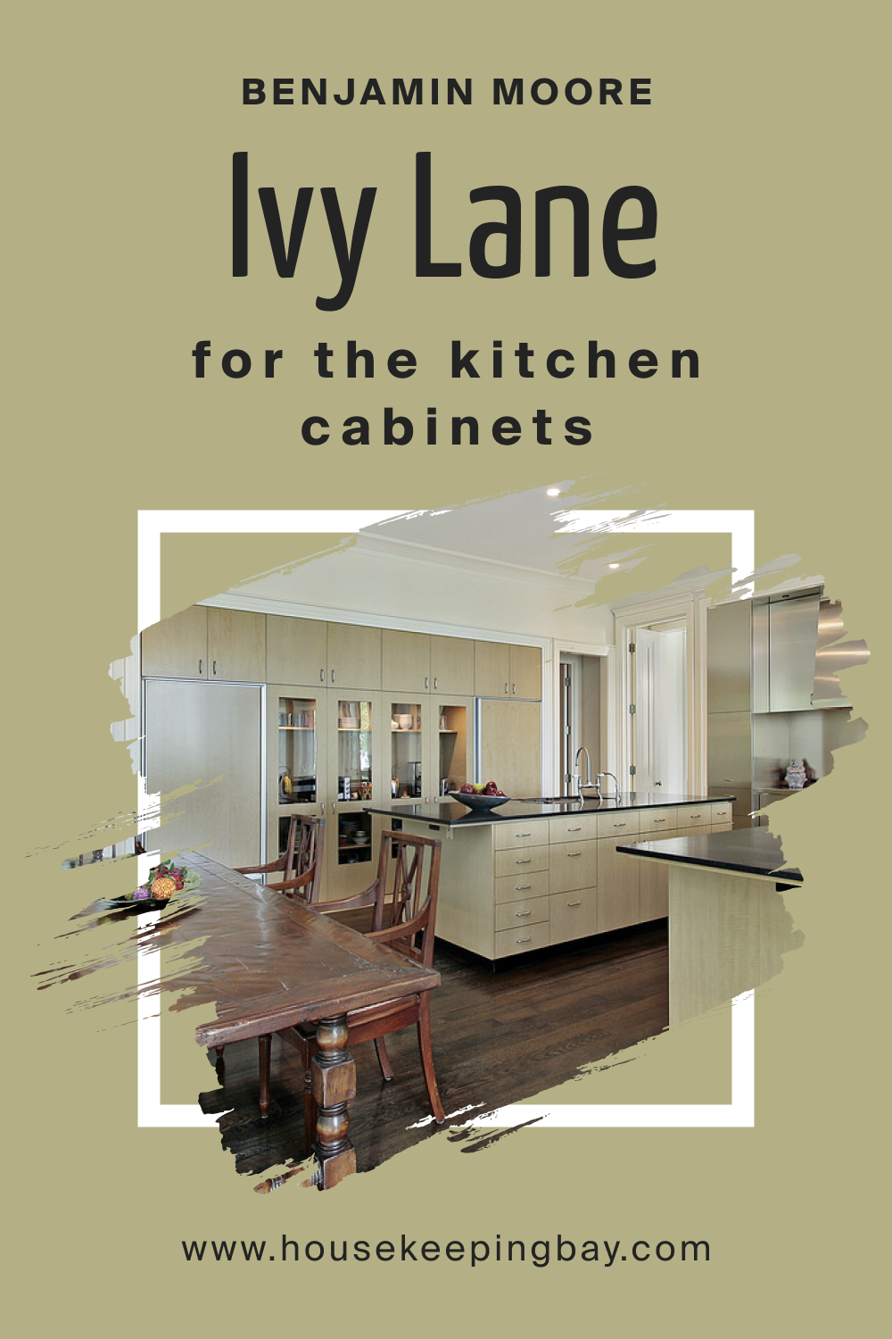 How to Use BM Ivy Lane 523 on Kitchen Cabinets?