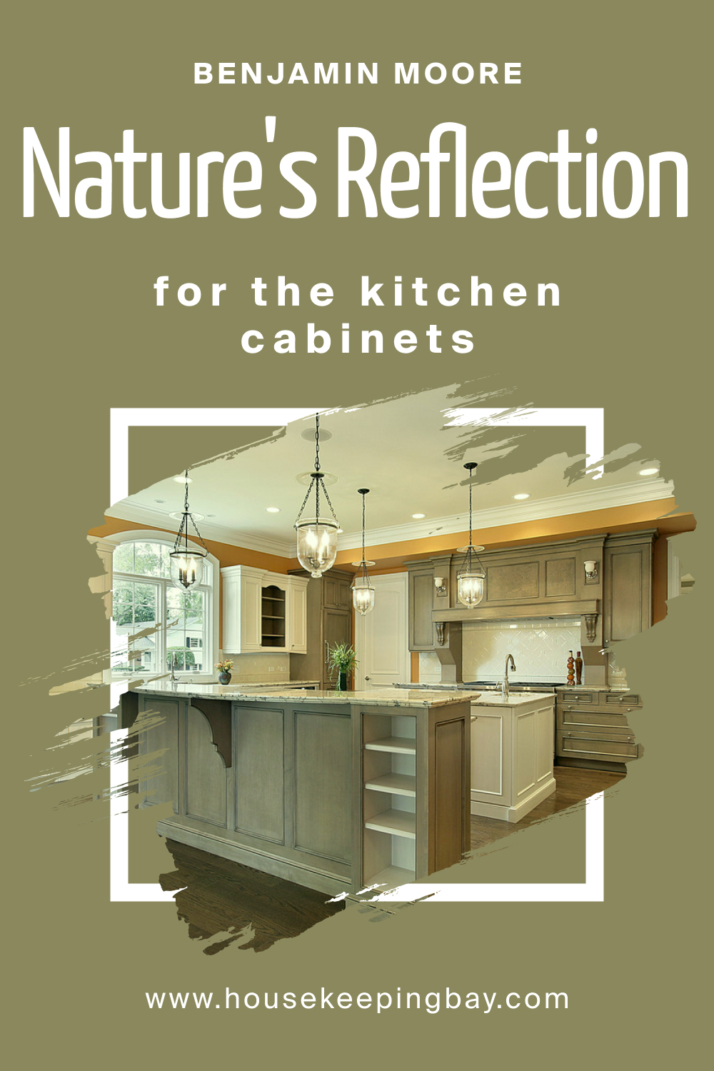 How to Use BM Nature's Reflection 504 on Kitchen Cabinets?