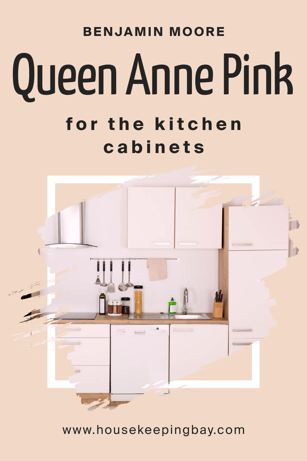 How to Use Queen Anne Pink HC-60 on the Kitchen Cabinets?