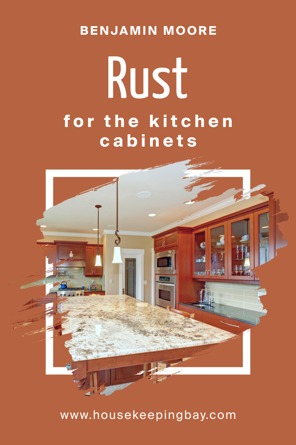 How to Use BM Rust 2175-30 on the Kitchen Cabinets?