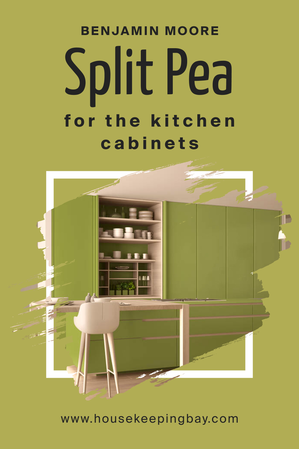 How to Use Split Pea 2146-30 on the Kitchen Cabinets?