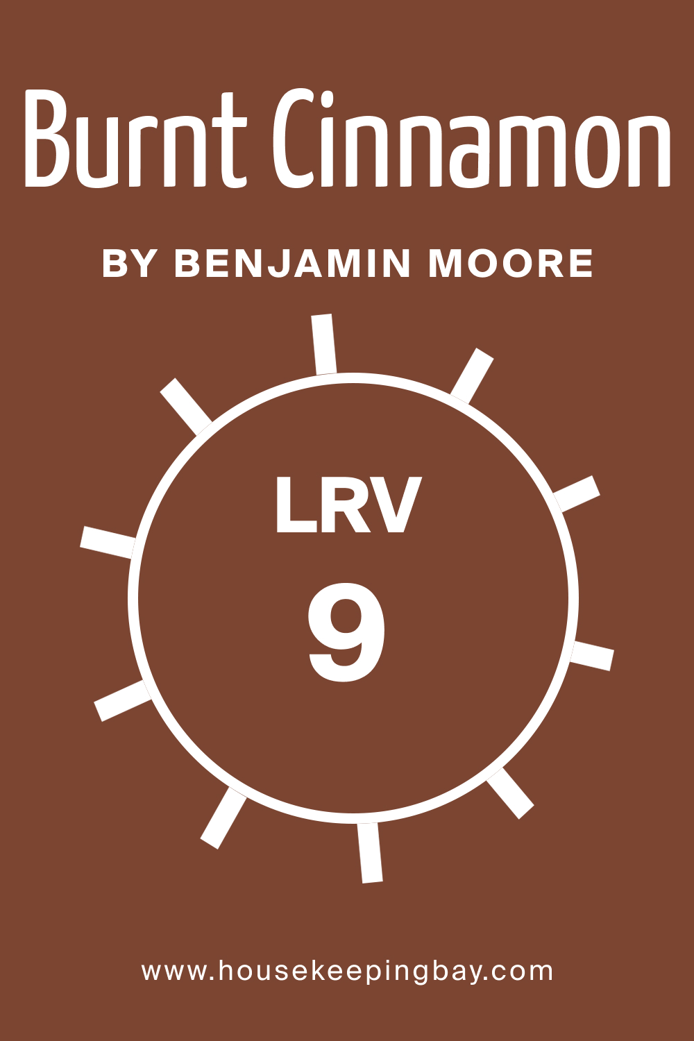 LRV of BM Burnt Cinnamon 2094-10