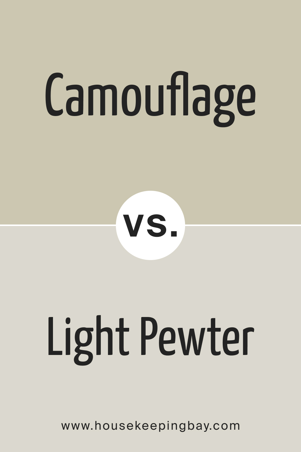 BM Camouflage 2143-40 vs. BM 1464 Light Pewter