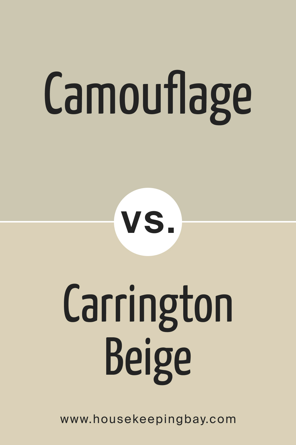 BM Camouflage 2143-40 vs. HC-93 Carrington Beige