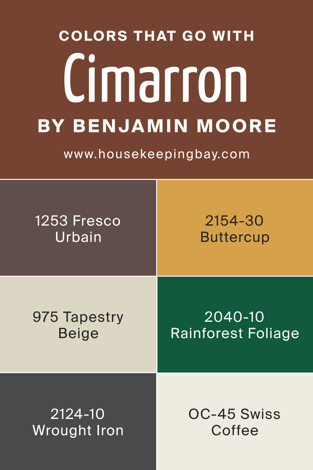 Colors That Go With BM Cimarron 2093-10