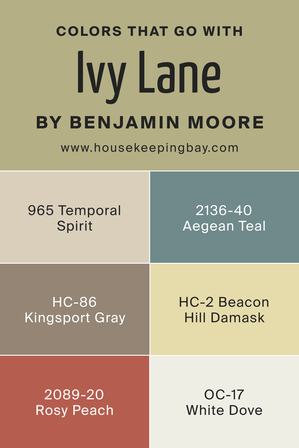 Colors That Go With BM Ivy Lane 523