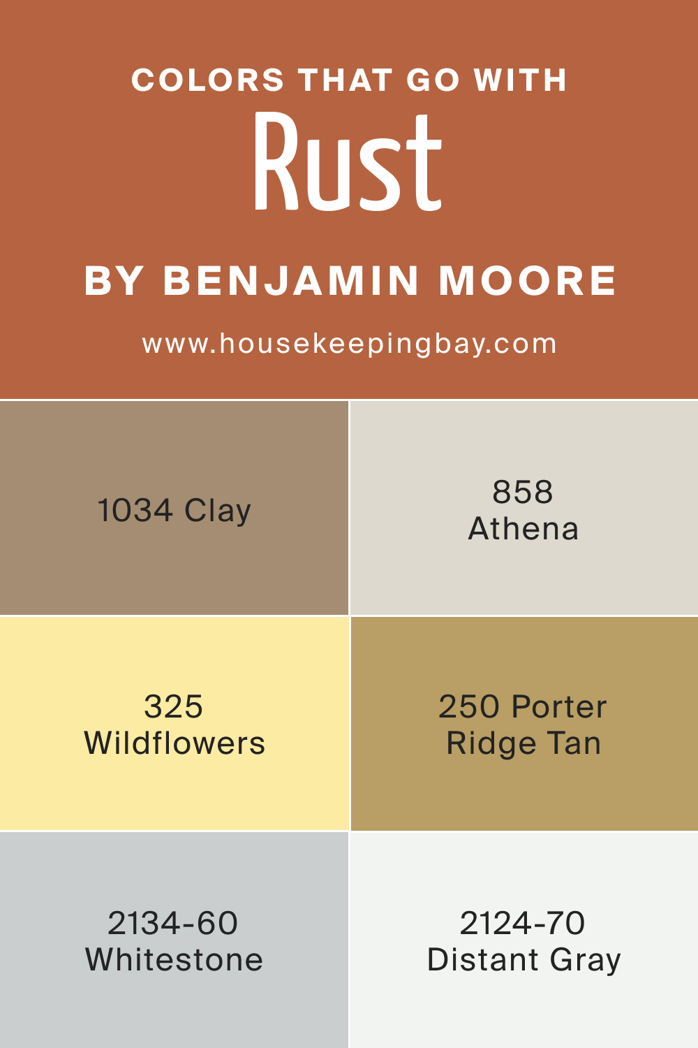 Colors That Go With BM Rust 2175-30