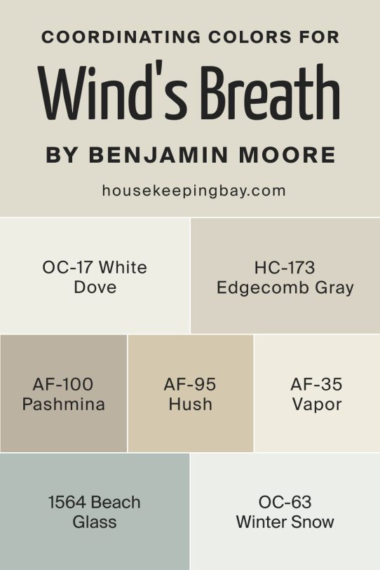 Wind's Breath 981 Paint Color by Benjamin Moore - Housekeepingbay