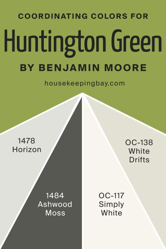 Huntington Green 406 Paint Color by Benjamin Moore - Housekeepingbay