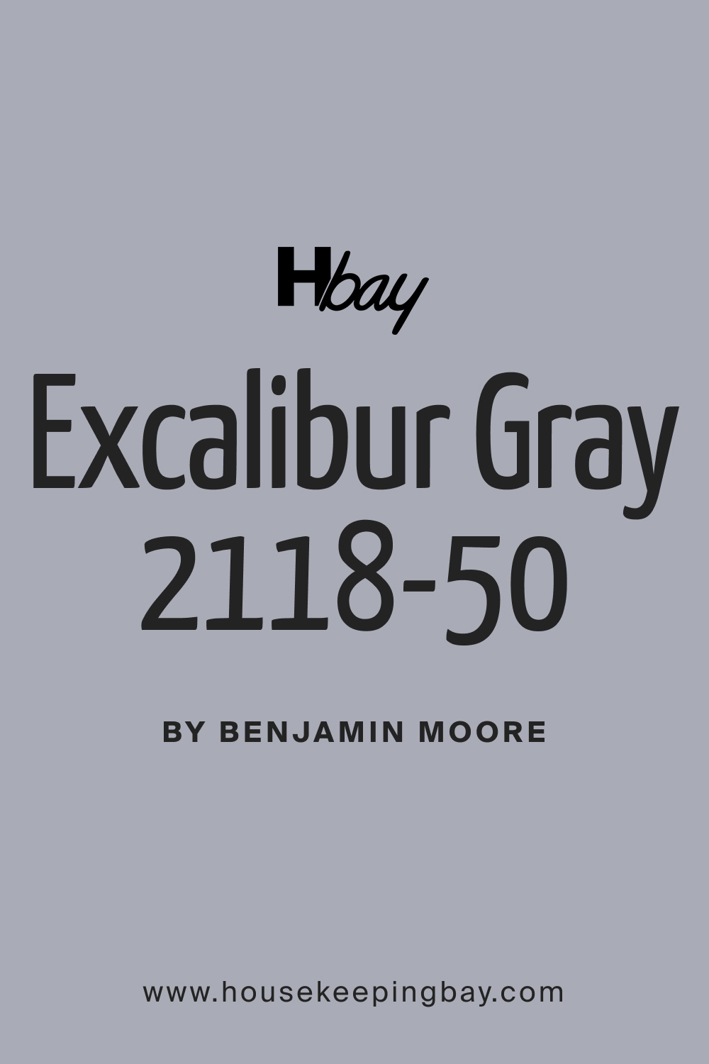 What Color Is BM Excalibur Gray 2118-50?