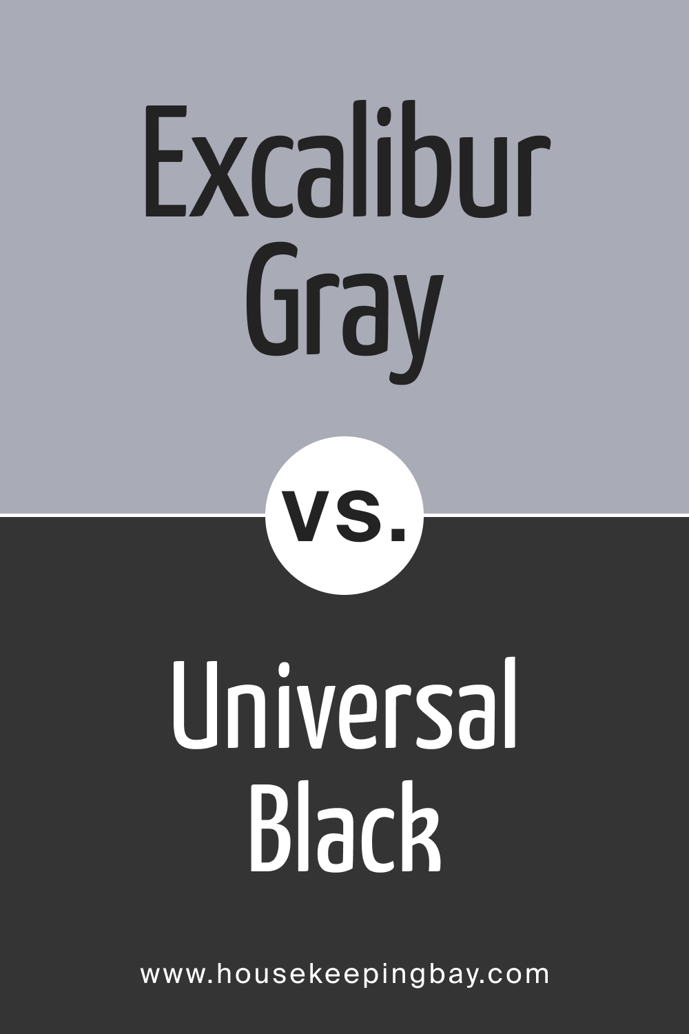 BM Excalibur Gray 2118-50 vs. BM 2118-10 Universal Black