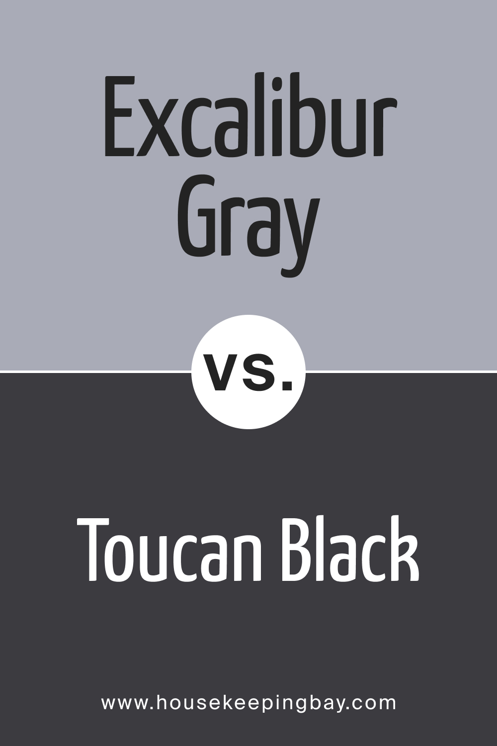 BM Excalibur Gray 2118-50 vs. BM 2118-20 Toucan Black